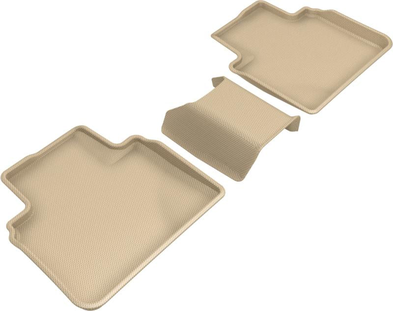 3D MAXpider 2018-2020 Honda Accord Kagu 2nd Row Floormats - Tan L1HD09821502 Main Image