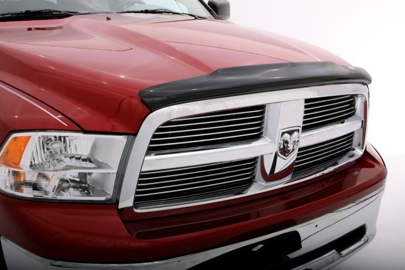 AVS 09-18 Dodge RAM 1500 (Excl. Rebel Models) Bugflector Medium Profile Hood Shield - Smoke 23045 Main Image