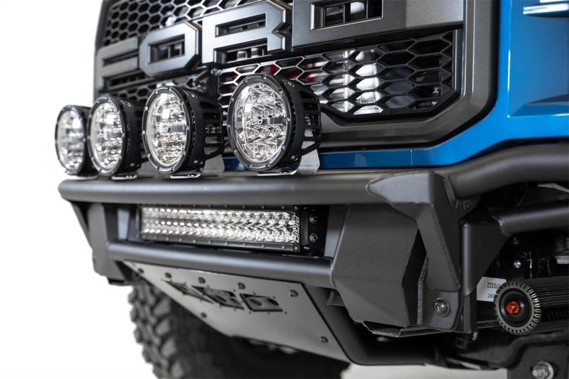 Addictive Desert Designs 17-20 Ford Raptor Pro Bolt-On Front Bumper - Hammer Black L1157021701NA Main Image