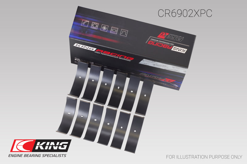 King Nissan VQ35HR/VQ37VHR/VR30DTT (Size STDX) pMaxKote Rod Bearing Set CR6902XPCSTDX