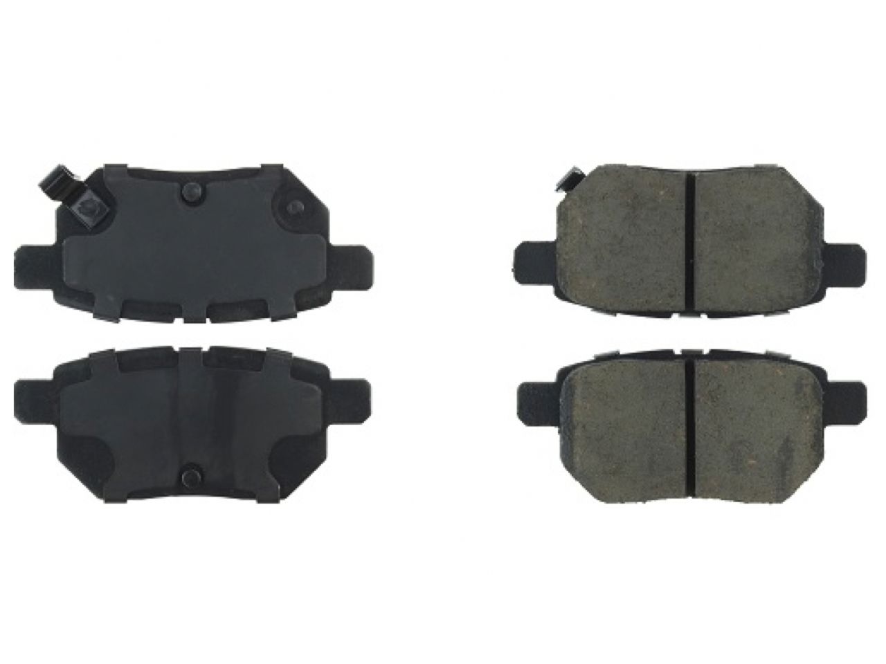 StopTech Street Brake Pads; Rear With Shims