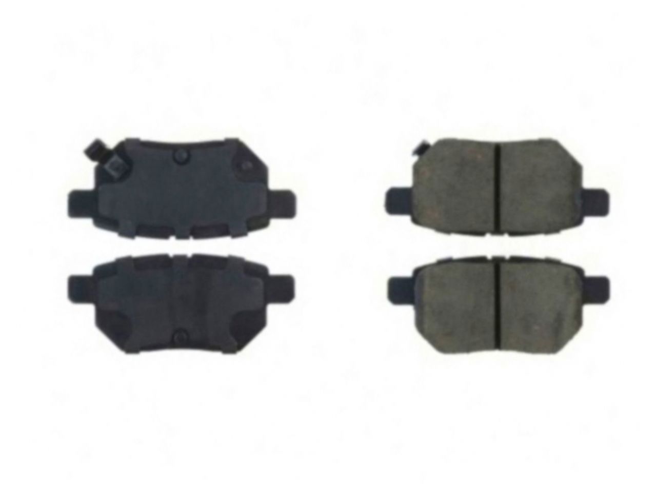 StopTech Street Brake Pads; Rear With Shims