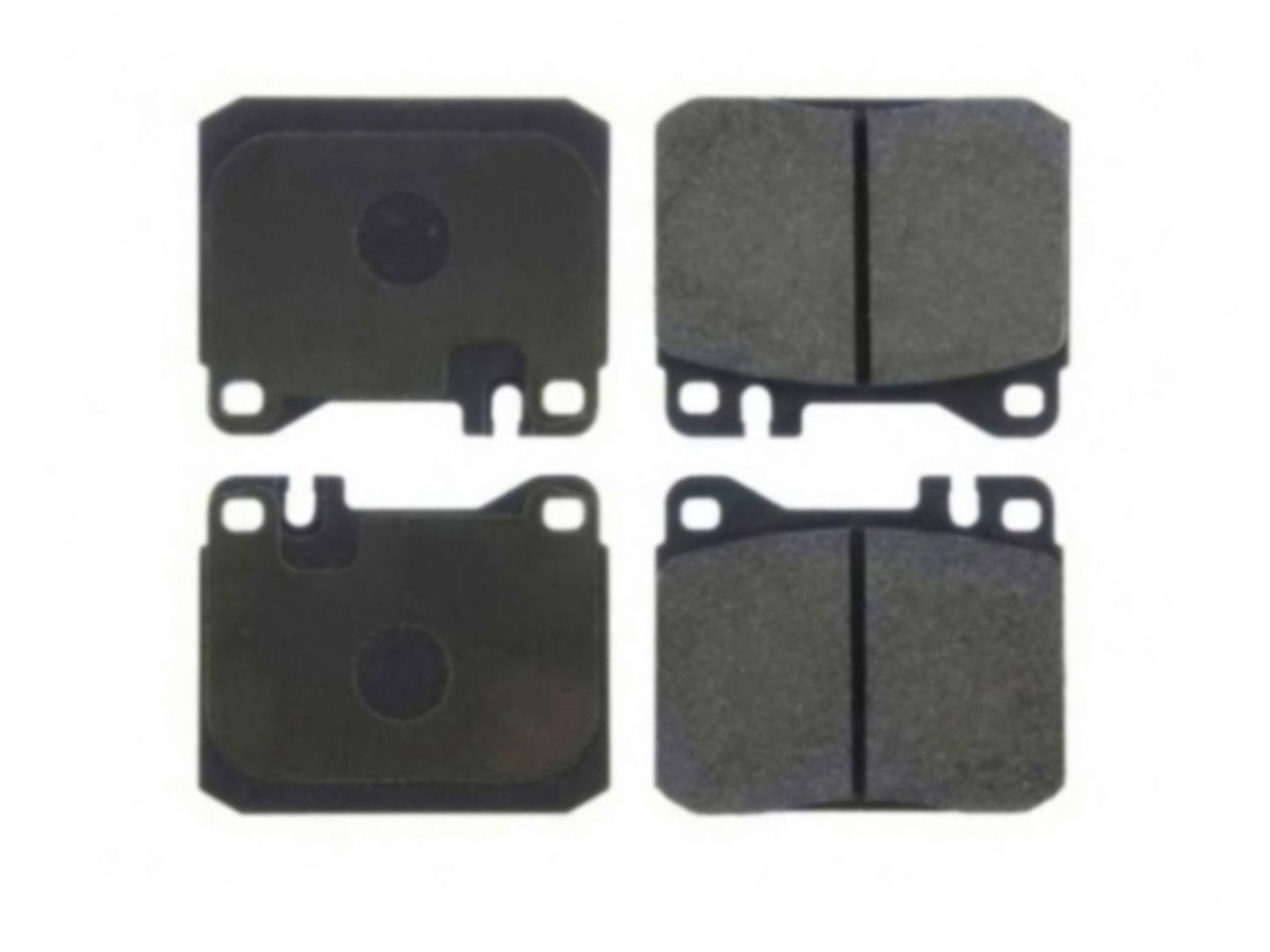 StopTech Street Brake Pads; Front With Shims And Hardware