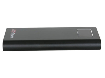 aFe Promotional Power Bank 12,000MAH w/ LCD Display Black