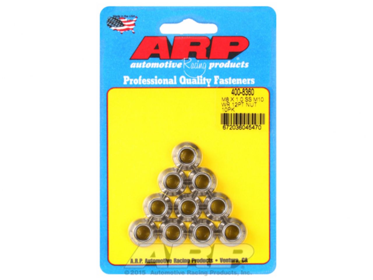 ARP Metric Nuts 400-8360 Item Image