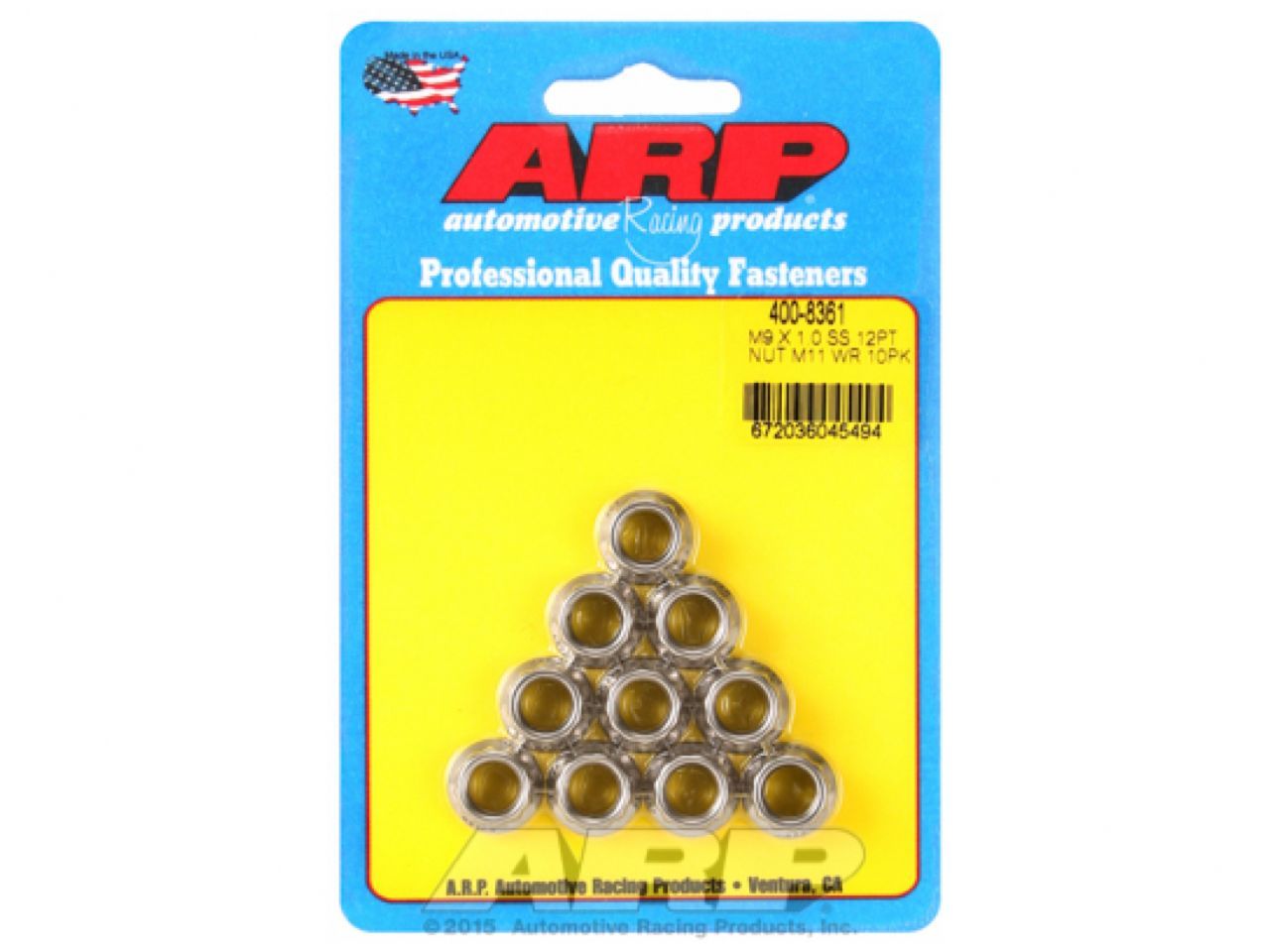 ARP Metric Nuts 400-8361 Item Image