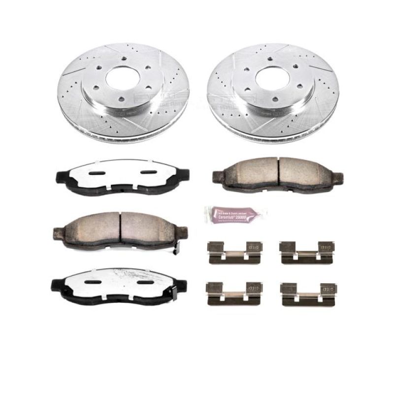 PowerStop PSB Z36 Truck & Tow Kit Brakes, Rotors & Pads Brake Kits - Performance D&S main image