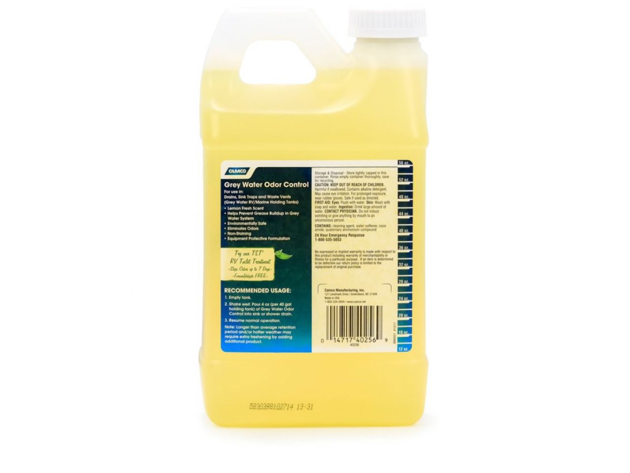 Camco TST Grey Water Odor Control - 64 Oz