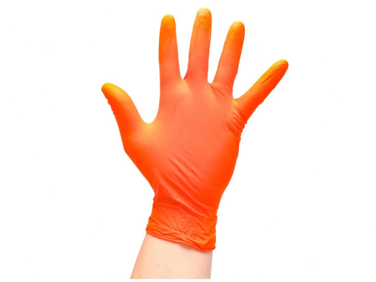 Camco RV Sanitation Disposable Nitrile Gloves - 30ct, Orange