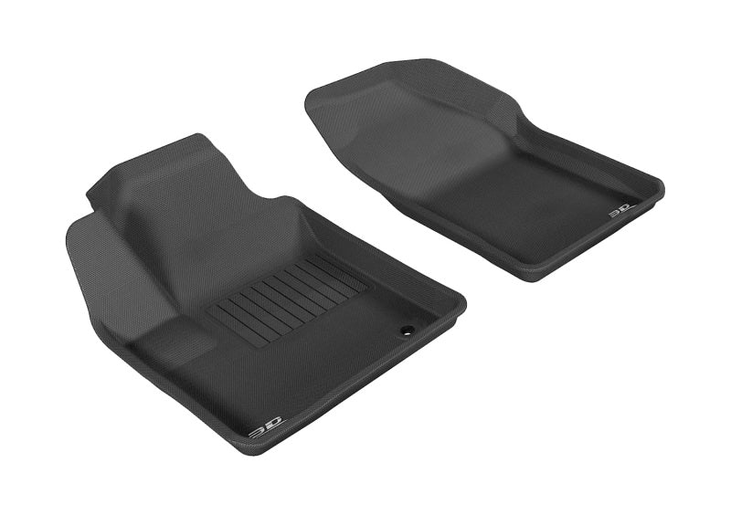 3D MAXpider 2007-2010 Chrysler Sebring Sedan Kagu 1st Row Floormat - Black L1CY00111509