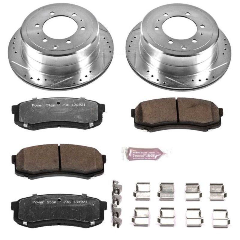 PowerStop PSB Z36 Truck & Tow Kit Brakes, Rotors & Pads Brake Kits - Performance D&S main image