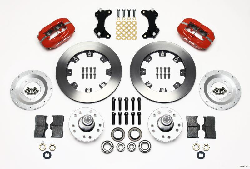 Wilwood Forged Dynalite Front Kit 12.19in Red WWE ProSpindle 140-9918-R Main Image