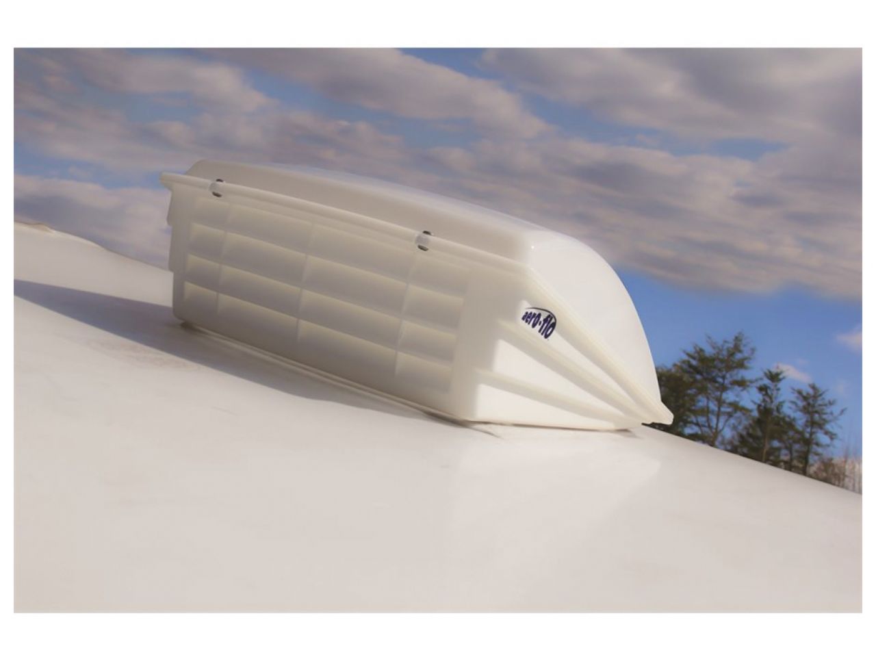 Camco Aero-Flo Roof Vent Cover - White