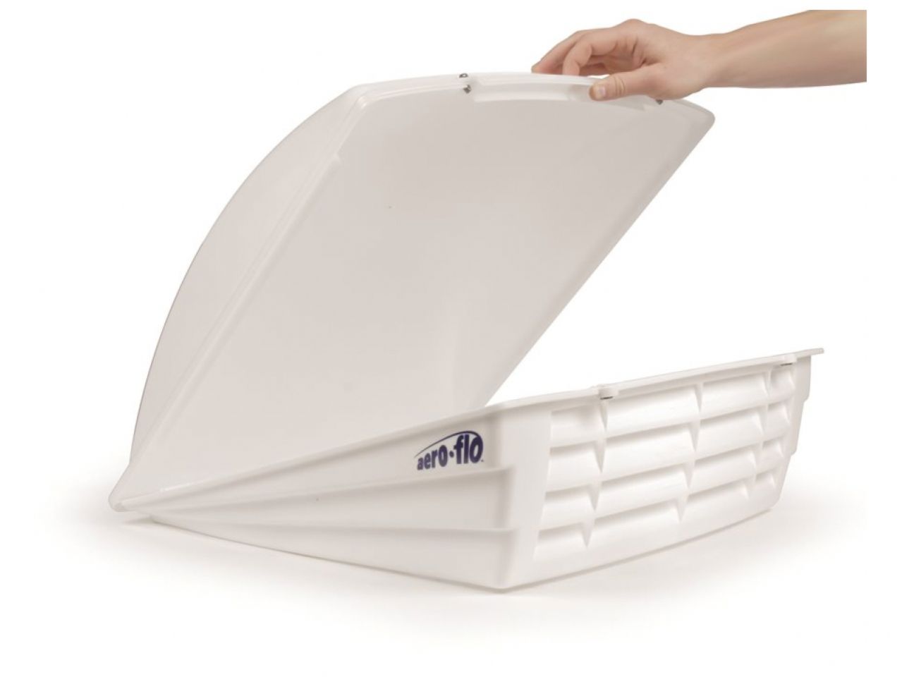 Camco Aero-Flo Roof Vent Cover - White