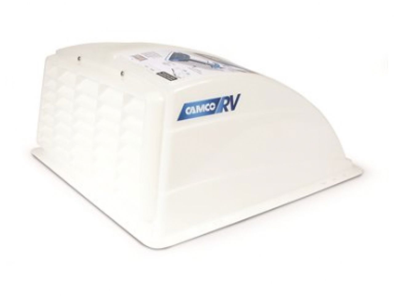 Camco  Vent Cover - White 10 pack Bilingual