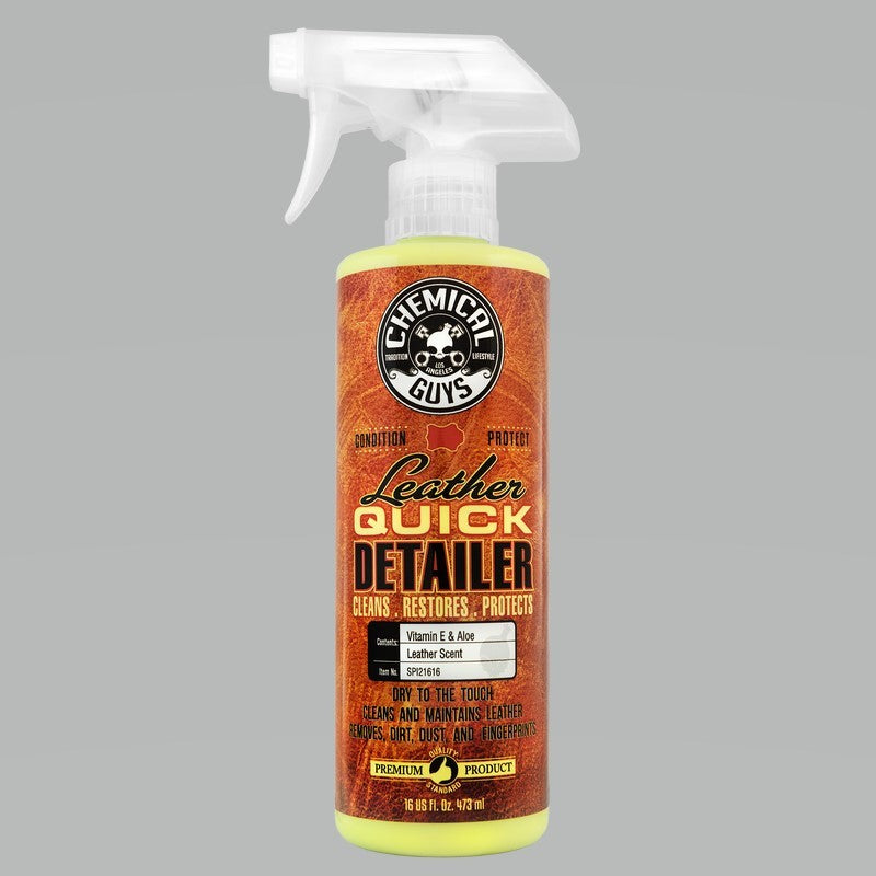 Chemical Guys Leather Quick Detailer Care Spray - Matte Finish - 16oz (P6) SPI21616