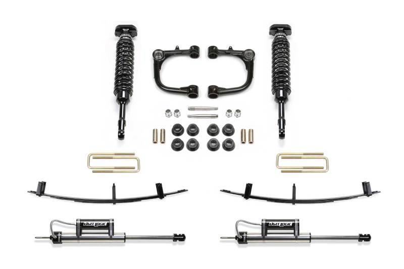 Fabtech 05-14 Toyota Tacoma 2WD/4WD 6 Lug 3in UCA System w/DL 2.5 Coilovers & Rear DL Resi Shocks K7064DL Main Image