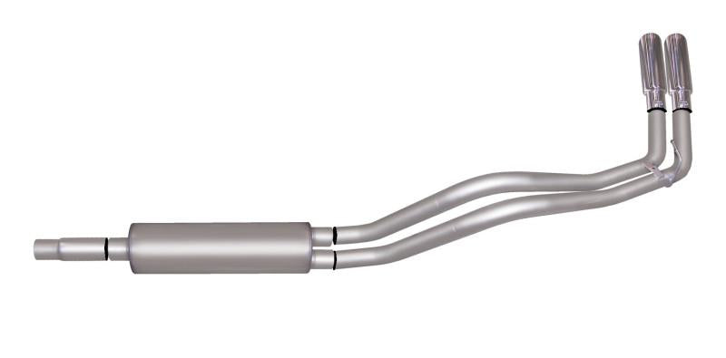 Gibson 94-96 Dodge Ram 1500 Base 3.9L 2.5in Cat-Back Dual Sport Exhaust - Aluminized 6600 Main Image