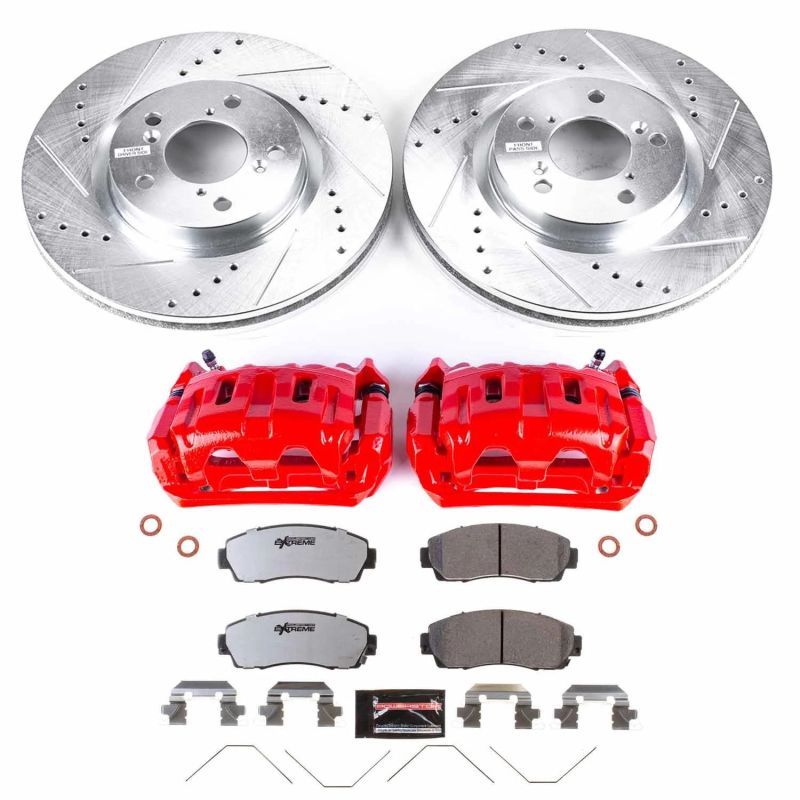 PowerStop PSB Z26 Street Kit w/Cals Brakes, Rotors & Pads Brake Kits - Performance D&S main image