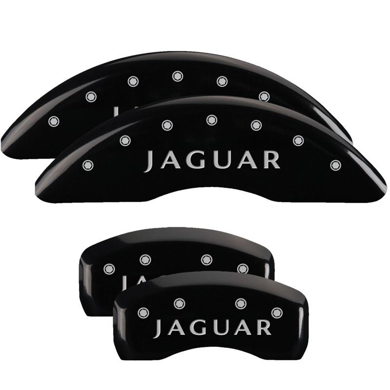 MGP 4 Caliper Covers Engraved Front & Rear MGP Black finish silver ch 39015SMGPBK Main Image