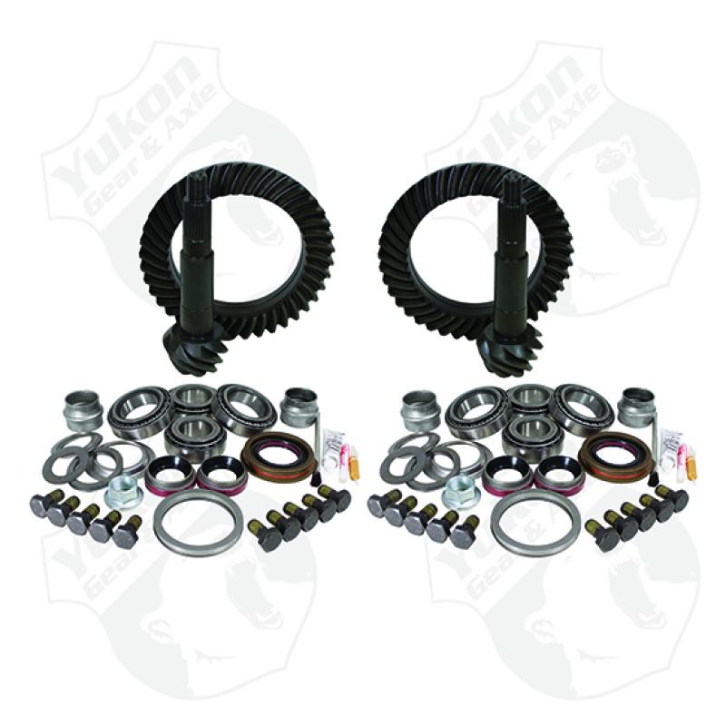 Yukon Gear Gear & Install Kit Package For Jeep JK Rubicon in a 4.56 Ratio YGK054 Main Image