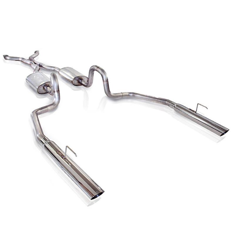 Stainless Works 2003-11 Crown Victoria/Grand Marquis 4.6L 2-1/2in Exhaust Chambered Mufflers CRVIC03CB Main Image