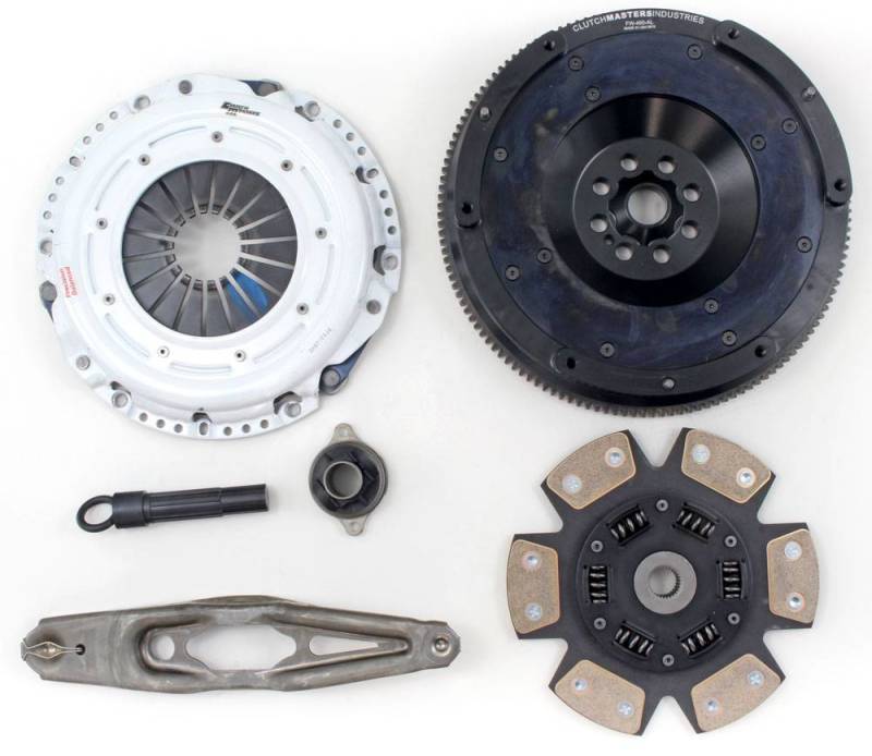 Clutch Masters 14-19 Mini Cooper 1.5L Turbo FX400 6-Puck Clutch Kit w/ Aluminum Flywheel 03465-HDC6-AK