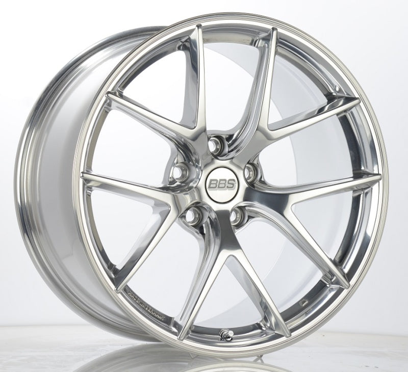 BBS CI-R 20x11.5 5x120 ET52 Ceramic Polished Rim Protector Wheel -82mm PFS/Clip Required CI0801CP