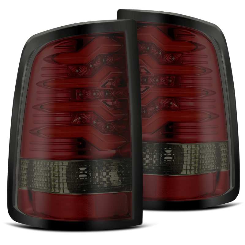 AlphaRex 09-18 Dodge Ram 1500 PRO-Series LED Tail Lights Red Smoke 640020