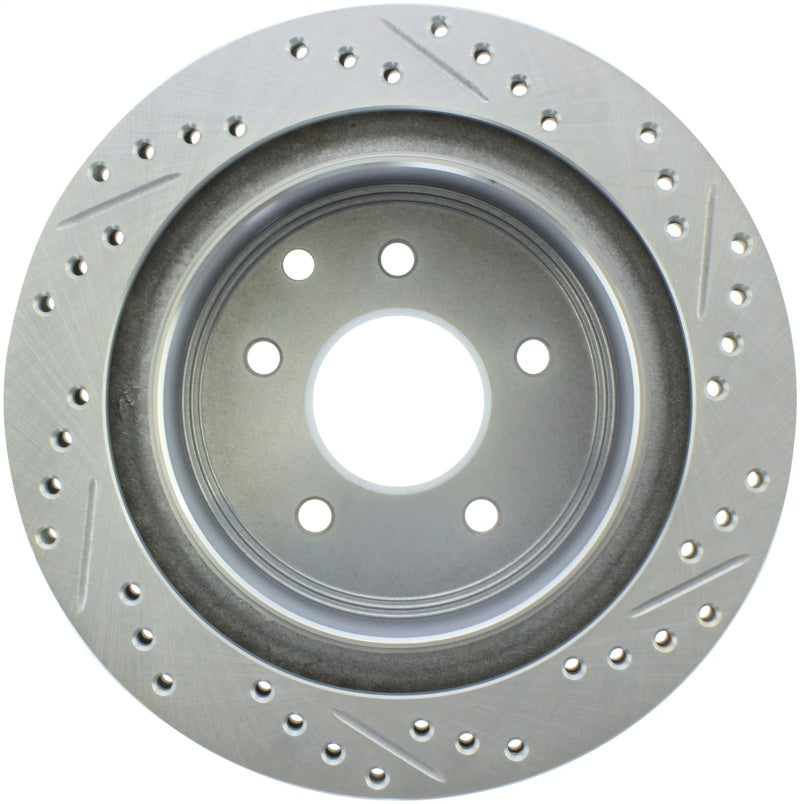 StopTech Select Sport Nissan Slotted and Drilled Right Rear Rotor 227.42077R