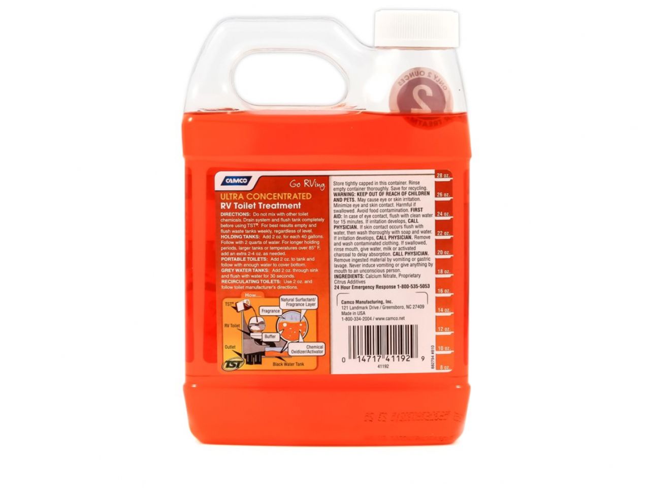 Camco TST Orange Power Toilet Treatment - 32 Oz