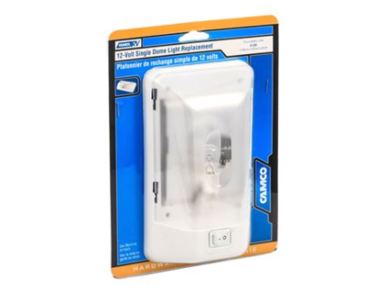 Camco Single Dome Light - 12V Replacement Bilingual