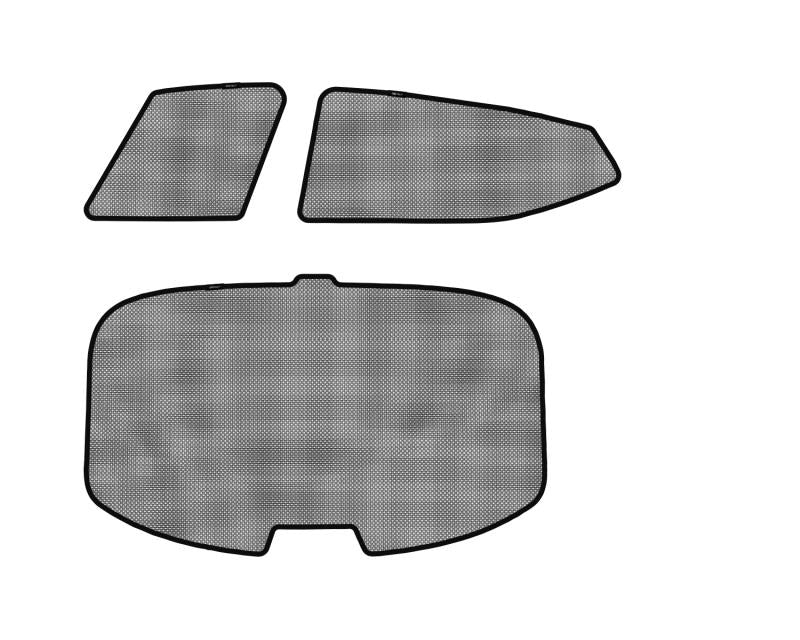 3D MAXpider 2011-2015 Kia Optima Black Sun Shades - Complete Set S1KA0250 Main Image