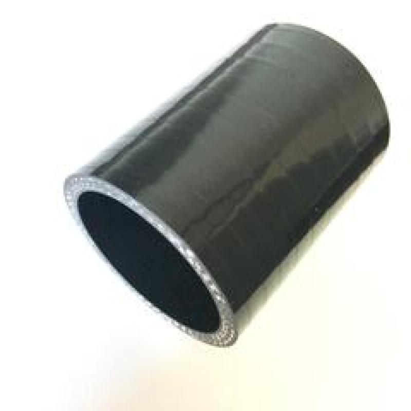 Ticon Industries 4-Ply Black 2.0in Straight Silicone Coupler 131-05003-0401