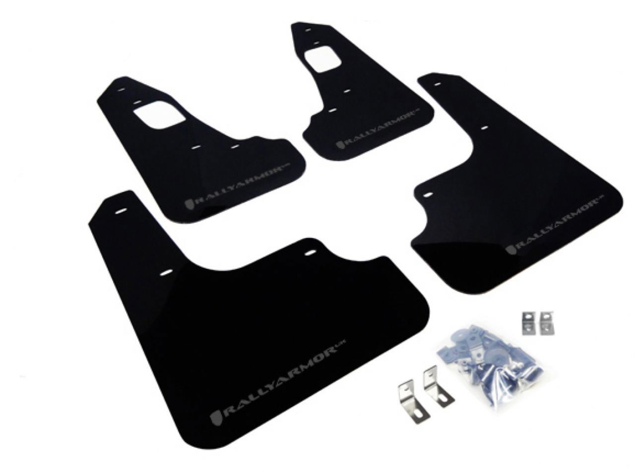 Rally Armor Mud Flaps MF10-UR-BLK/GRY Item Image