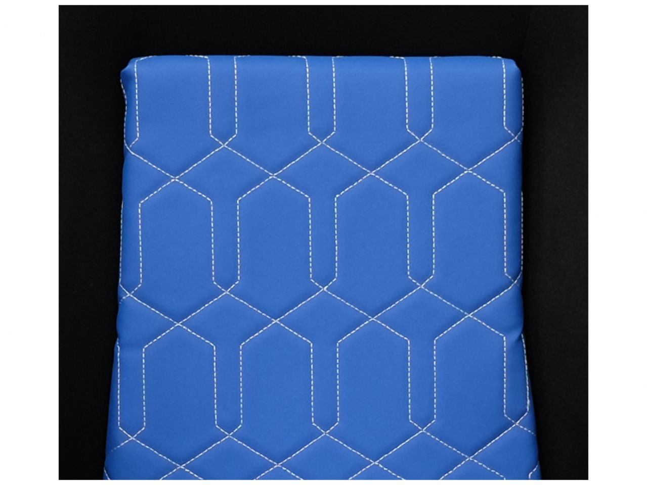 NRG FRP Bucket Seats Geometric Pads Blue (Large)