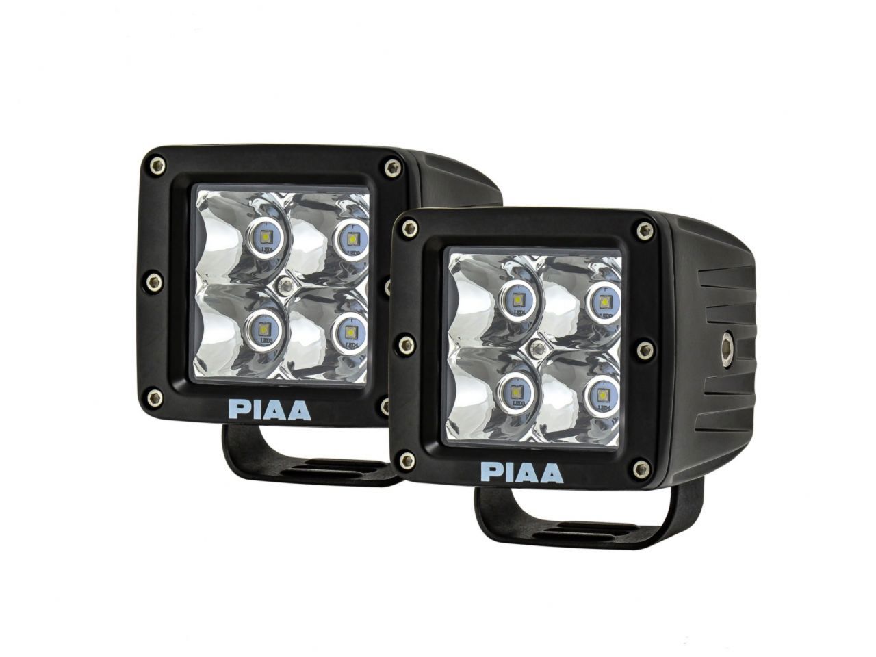 PIAA Quad Series LED Cube Light Kit in Spot Beam w/ Harness