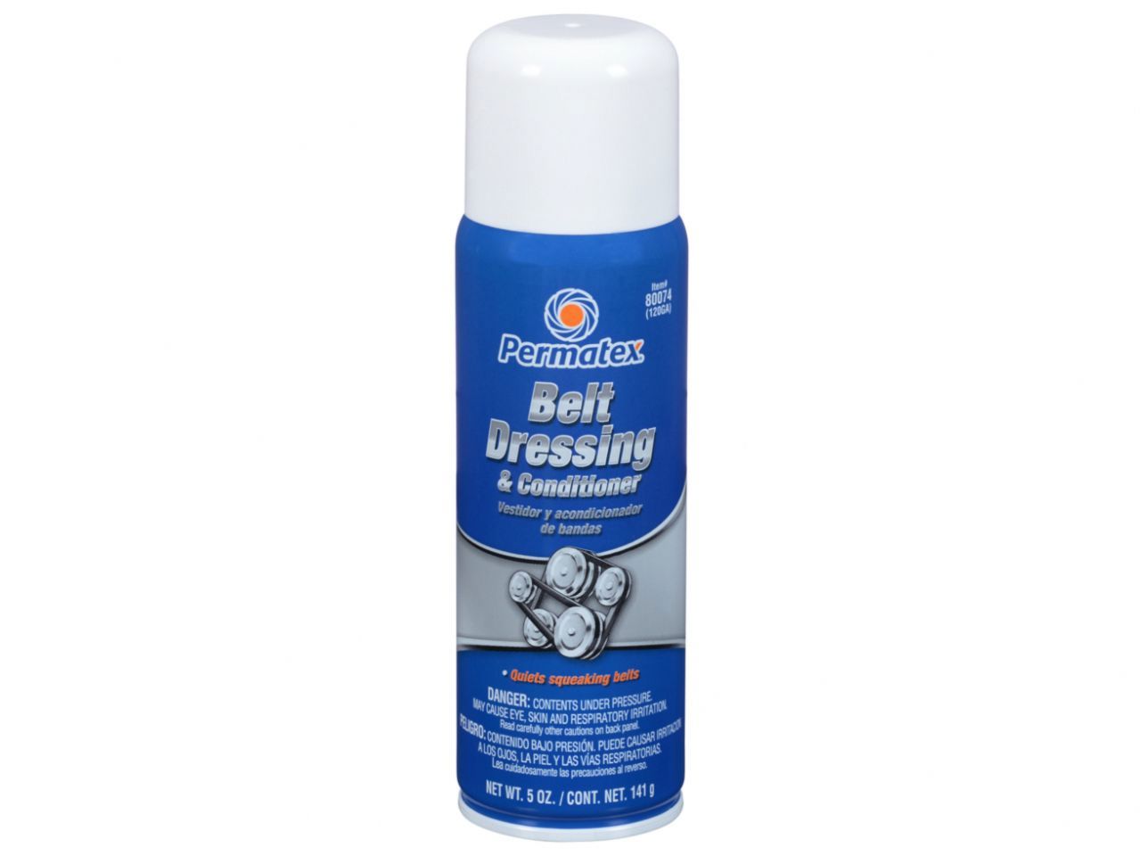 Permatex Belt Dressing & Conditioner,  16 oz aerosol can, 12 oz net wt