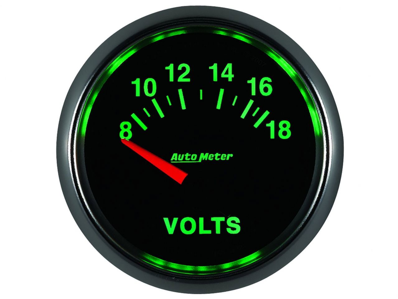 Autometer Gauge, Voltmeter, 2 1/16", 18v, Electric, Gs