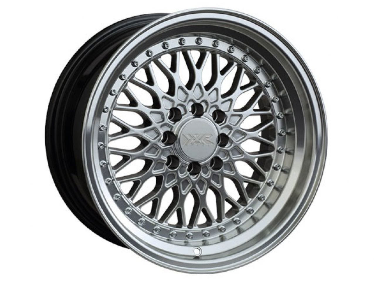 XXR 536 Wheel Hyper Silver / Machined Lip 15x8 +20 4x100,4x114.3