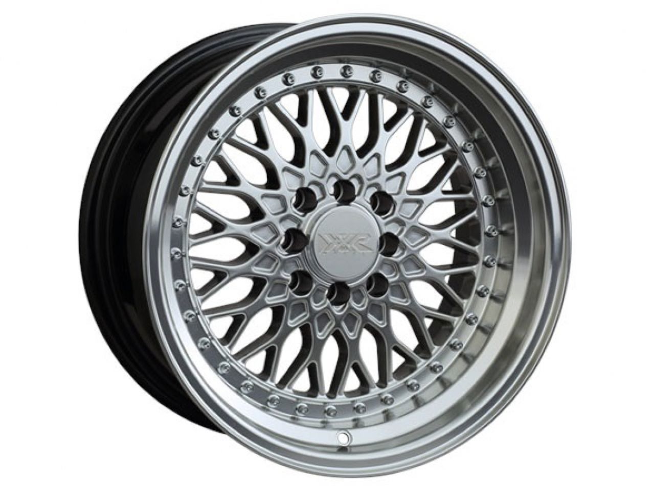 XXR 536 Wheel Hyper Silver / Machined Lip 16x8 +20 4x100,4x114.3