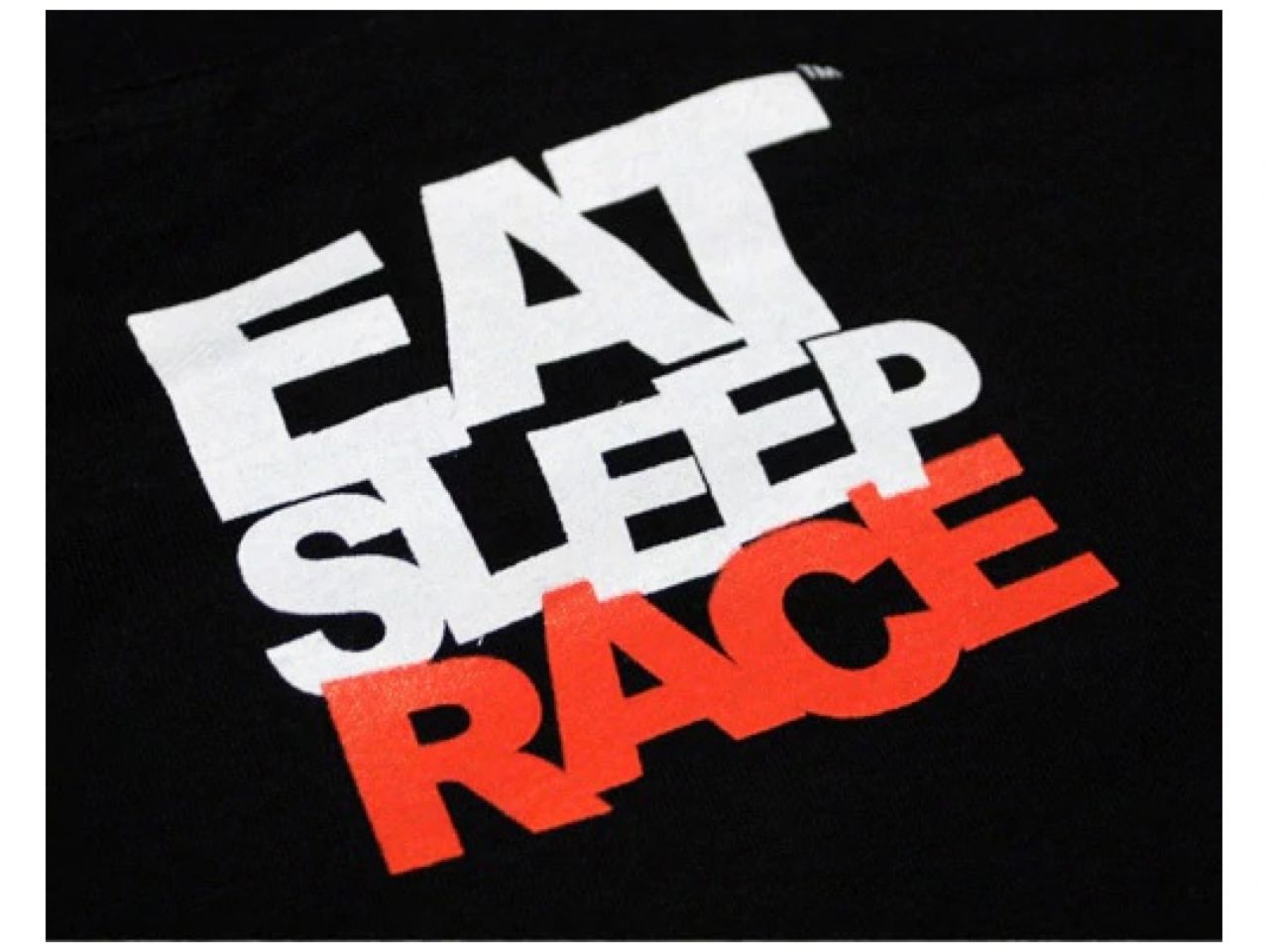 Eat Sleep Race Black Cartoon Sparkplug T-Shirt