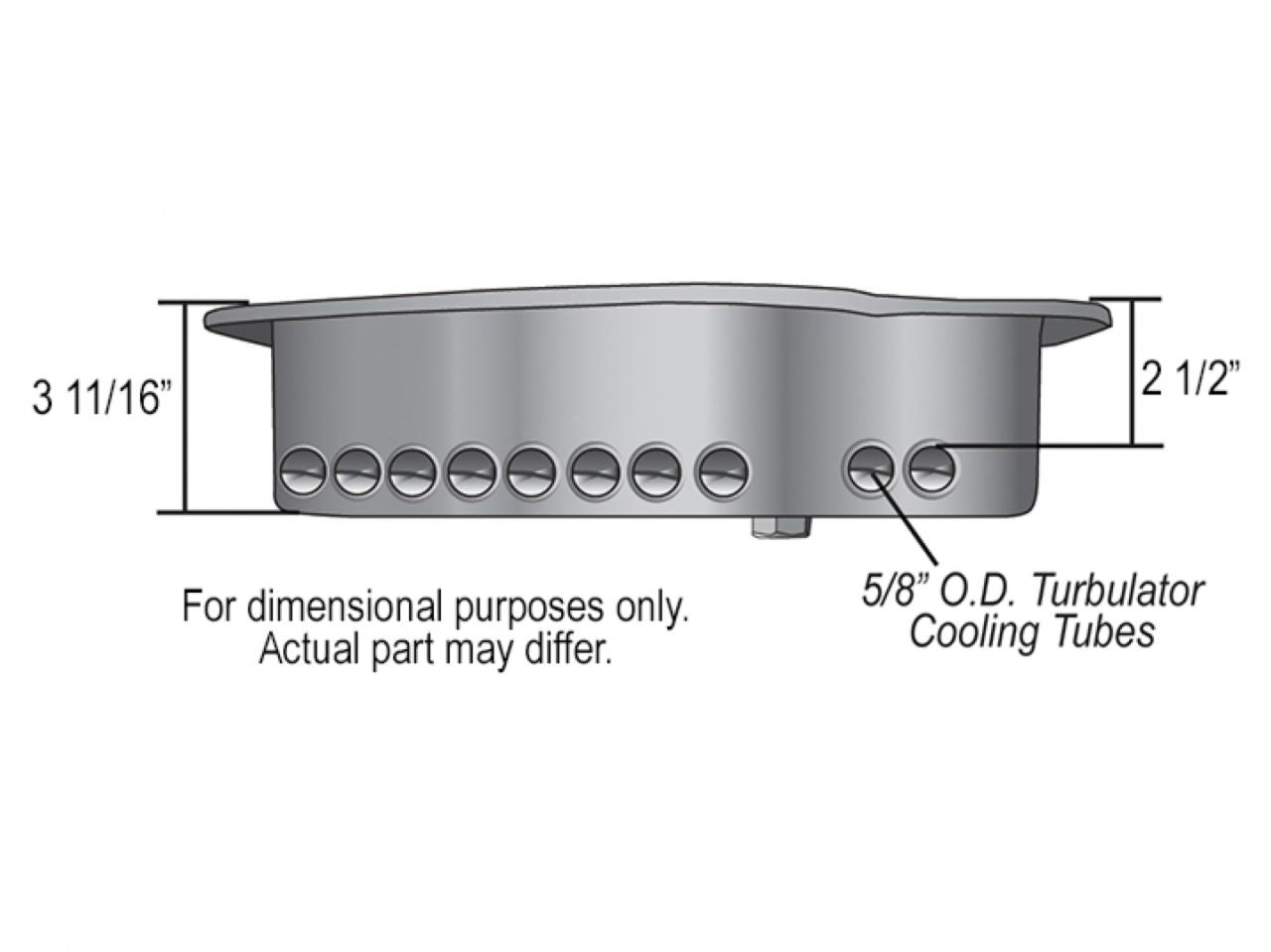 Derale Trans Cooling Pan 1446V