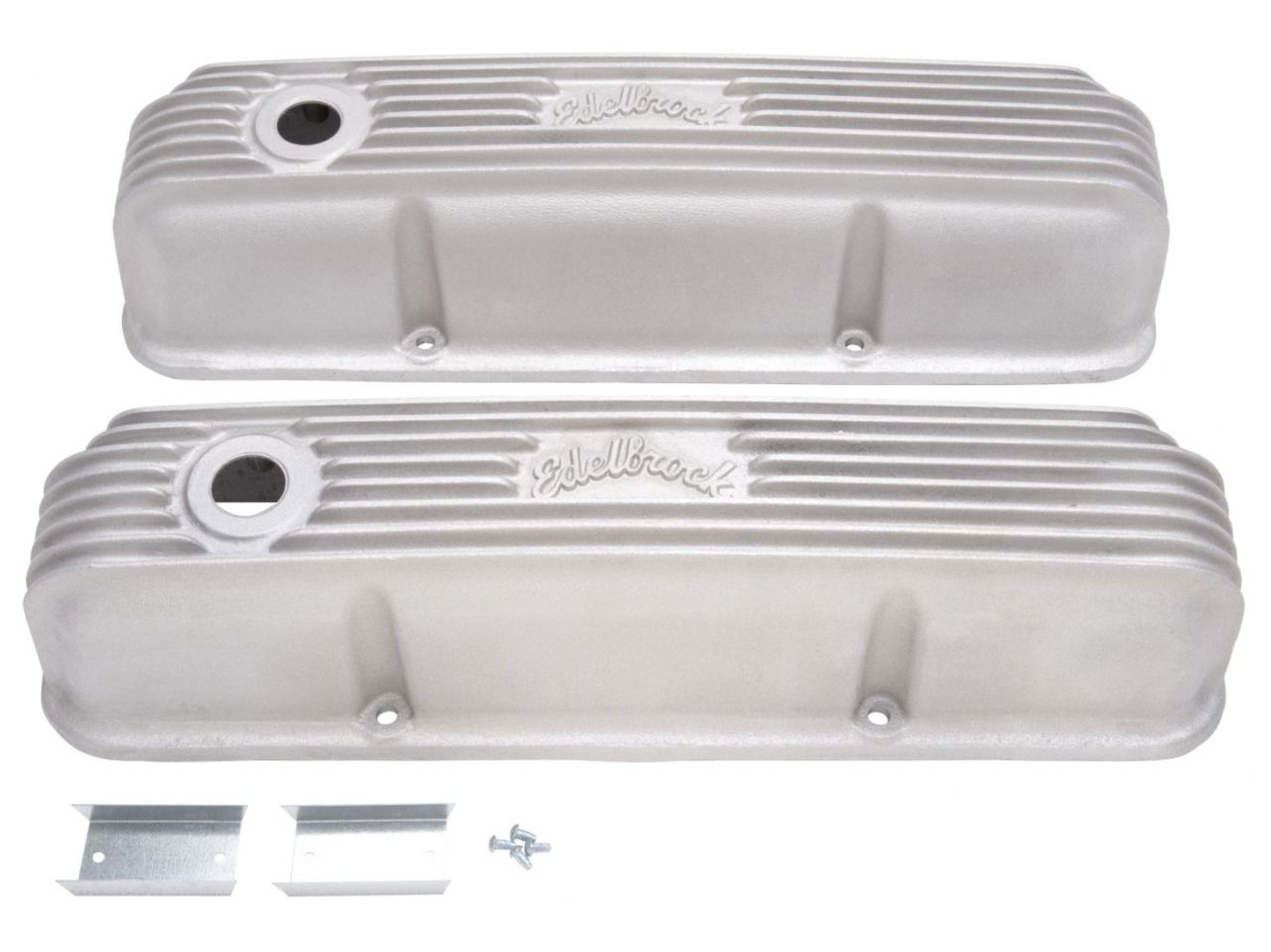 Edelbrock Valve Cover, Classic Series, Ford, 1958-1976 Fe V8, Satin