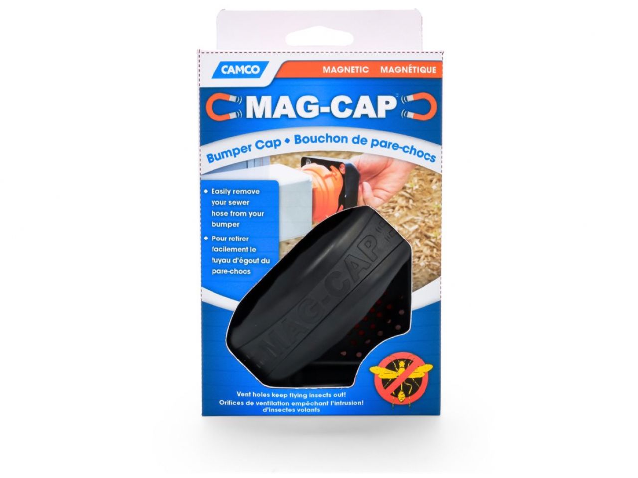 Camco Magnetic Bumper Cap - Magnetic w / Lug Fitting