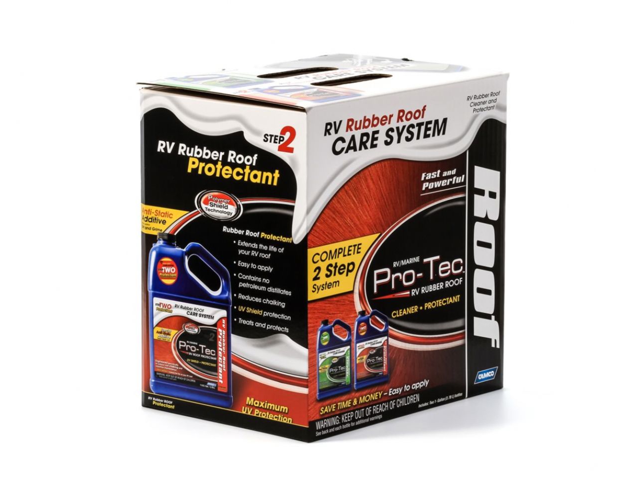 Camco Pro-Tec Rubber Roof Care System - Pro-Strength