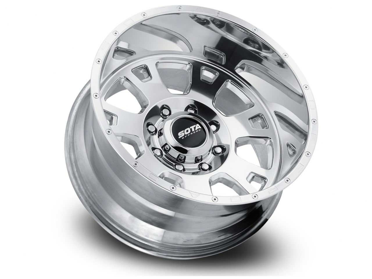 SOTA Brawl 8 Lug 20x10 8x6.5 -25mm Polished