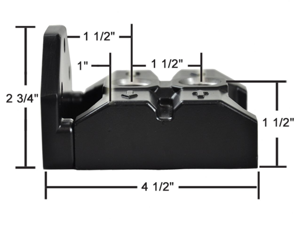 Derale Premium Ports-Up Filter Mount (3/4-16)