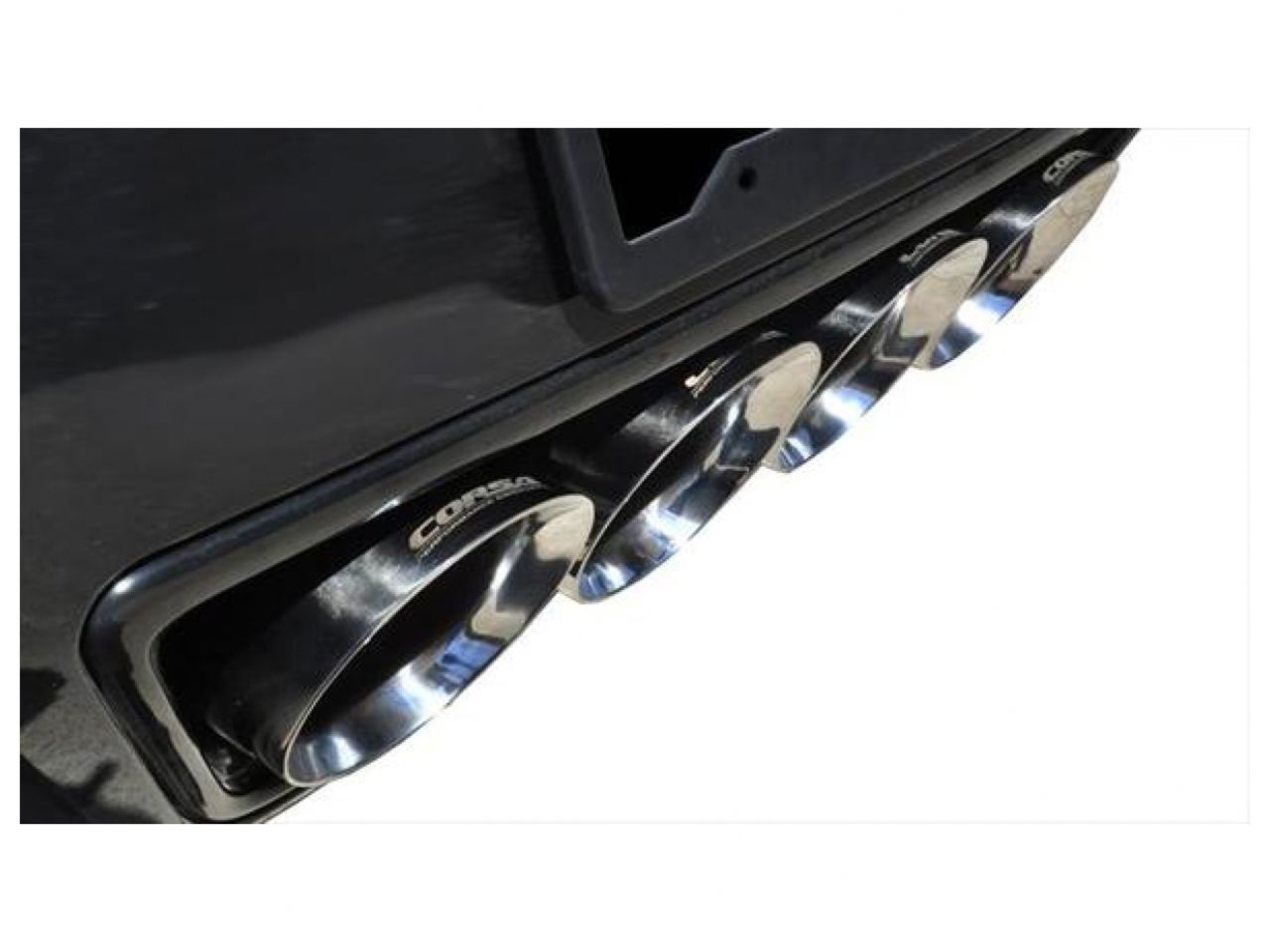 Corsa Performance 2015 Corvette Z06 2.75in Axle Back Exhaust Polished Dual Rear