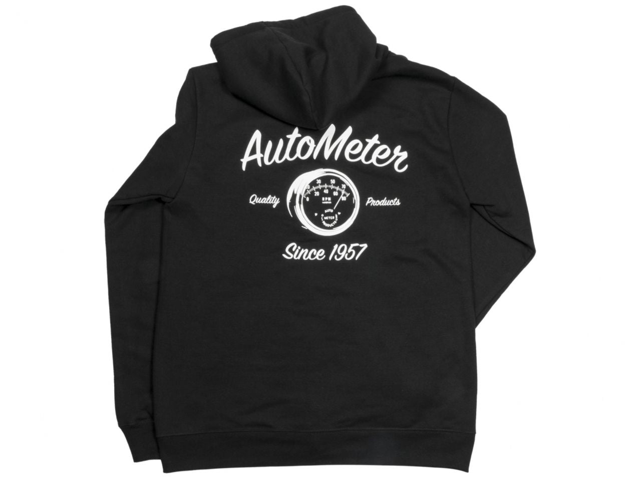 Autometer Zip Hoodie,Vintage,Black,XL